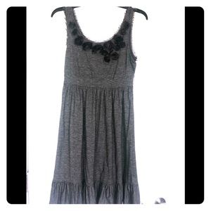 FINAL-Candies Dark Grey Ruffle Tank Dress